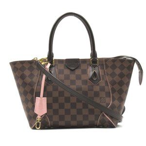 Caissa PM Damier Ebene Crossbody Bag